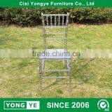 Crystal Resin Plastic Monobloc PC Tiffany Chairs thumbnail-4