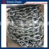 Proof Coil Chain NACM96 Standard Galvanized Chain,Q235 Material Welding G30 Chain