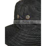 Guangjia Cap Manufacturer Wholesale Hot Selling Custom Blank Black Man Bucket Hat With String thumbnail-3