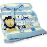 Personalised Baby Fleece Animal Blankets - Butterfly and Bear thumbnail-2