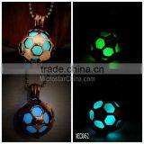 Glow in the Dark Fashion Football Necklace Gifts thumbnail-3