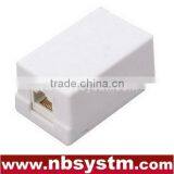 1 Port Surface Box With 1pc RJ45 Keystone Jack or Without