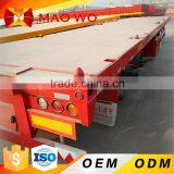 Hot Sale 3 Axles 40ft Flated Semi Trailer for Sale for China Export thumbnail-4