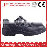 black leather rubber sole summer sandal safety shoes safety footwear acid resistant industrial safety work shoes
