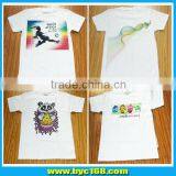 High Speed Flatbed Textile Printer for T-shirt With ce 8 Colors