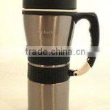 160Z Double Wall Stainless Steel Travel Mug With a Clip on Handle thumbnail-5