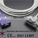 Schiller ODM/Bruker SpO2 Sensor Neonate Wrap SpO2 Probe 3m 14pin Compatible With Argus VCM Oximax Tech Monitors