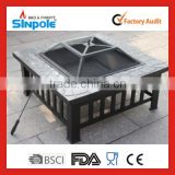 Trade assurance 2015 Most Popular outdoor fire pit With Poker(SP-FT039)