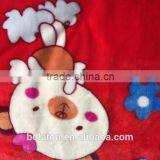 Polyester Good Handfeel Flannel Velvet for Pakistan Home Blankets With Red Velvet Flowers Perfume thumbnail-1