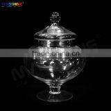 Transparent Candy Buffet Glass Jars With Glass Lid