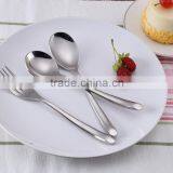 good quality stainless steel 18/10 mirror table spoon and fork polish flatware