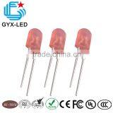 Factory Price Red Diffused Lens Red Emitting Color 632nm 5.2mm Oval Type 546 Lamp
