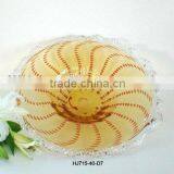 Craft Glass Trays in Golden Amber thumbnail-1