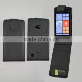 for nokia lumia 520 pu leather flip case with card slot classic design