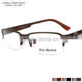 New Italy Design Glasses Frame Classic Stainless Steel Metal Eyeglasses Optical Frames Eyewear SM4014 thumbnail-3