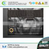 Heavy Duty Lumber Tarp - 20' x 27' (6' Drop & Flap) - 18oz Black Flatbed Trailer Tarps