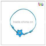 Handmade Engravable Charm Custom Anchor Rope Bracelet thumbnail-1