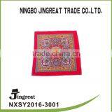 New Folk Style Colorful Printing 100% Cotton Scarf thumbnail-1