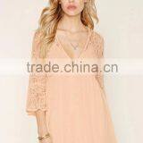 2016 Sexy Lace Insert Champagne Ladies Dress Names ,bridesmaid Wedding Dress thumbnail-2