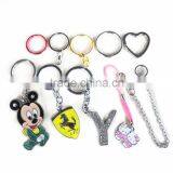 Custom Engraved Logo Flat Metal Split Key Ring thumbnail-6