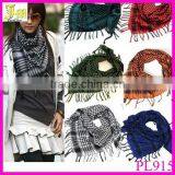 Cheap New Unisex Women Men Checked Arab Grid Neck Keffiyeh Palestine Scarf Wrap 2015 Hot Sale thumbnail-1