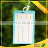 Top Quality CMYK Printing Pvc Airline Single Card Luggage Tags