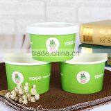 Green Color Disposable Salad Paper Bowls Custom Logo Offset Printed thumbnail-3