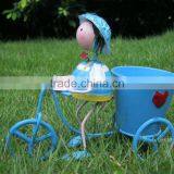 Metal Garden Planter Metal Tricycle Garden Planter Garden Decoration thumbnail-6