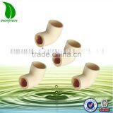 Astm 2846 CPVC 90 Degree Elbow Sch40 White Color For Water Supply