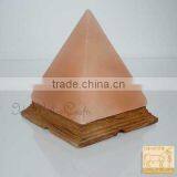 Pyramid Crystal Salt Lamp thumbnail-1