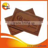 Custom Logo Embossed Leather Patch for Jeans