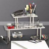 Kitchen or Bathroom Use 2 Tiers Rectangle Stainless Steel Kitchen Shelf thumbnail-5