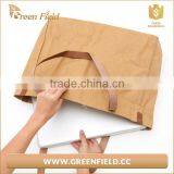 Green Field Big Brown Washable Kraft Paper Shopping Tote Bag thumbnail-2