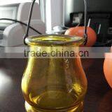 Promotional Wholesale Glass Candle Holders With Metal