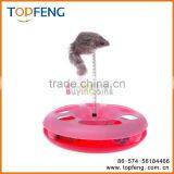 Pet Cat Happy Circle Spring Toy Activity Training Funny Disk Toy thumbnail-1