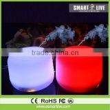 Acrylic Led Chair/Led Chair Lighting Bar Stools Cube Shaped Furniture