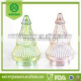 Colored Decorative Blwon Glass Christmas Tree thumbnail-1