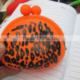 Customized Leopard Silicone Pocket Pouch as Giveaways thumbnail-1