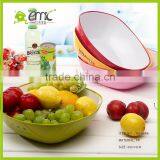 Big Squar Double Color Market New Design Plastic Salad Bowls Dinner Bowl thumbnail-2