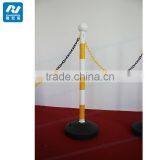 Plastic Portable Post/Light Duty Plastic Stanchion & Chain thumbnail-1