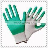 Green Nylon Nitrile Coated Industrial GlovesJRE64 thumbnail-1