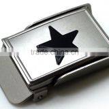 With Star Logo 1 Inch Garment Cloth Metal Stamping Steel Military Buckle Nickel Plate With Tip thumbnail-1