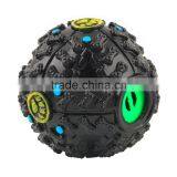 Popular2016 Pet Dog Cat Food Dispenser Squeaky Giggle Quack Sound Training Toy Chew Ball thumbnail-5