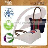 Padded PU Handle Canvas Bag for Gift- Made From Canvas - Exclusive Design Customize With Any Print- Made to Order thumbnail-2
