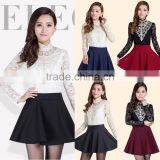 Latest Hot Sell Fashion Summer Autumn Solid Color Skater Mini Pleated Short Skirt thumbnail-1