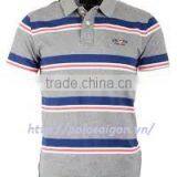 Mans Striped Polo Shirts, Short Sleeve, 65poly /35 Cotton thumbnail-4