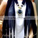 Indian Fancy Jewel Scarves, Export Quality Scarves thumbnail-1
