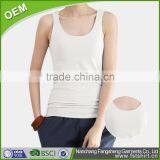 Cheapest Pure Cotton White Vest, Tank Top for Woman thumbnail-4