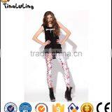 Wholesale Cheap Sport Fitness Leggings Printed Women Tight Yoga Pants thumbnail-1