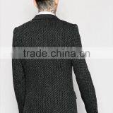 Men's Top Quality New Look Grey Wool Suit Jacket thumbnail-2